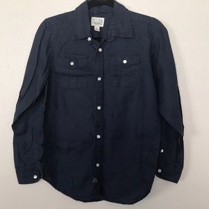🔵3/$20 CHILDRENS PLACE BOYS LINEN SHIRT